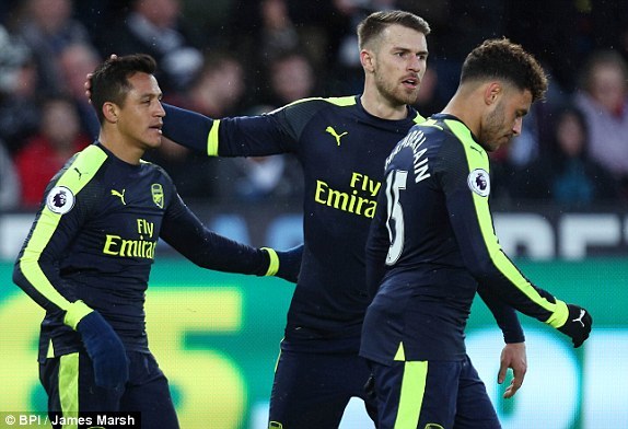Video bàn thắng Swansea 0-4 Arsenal