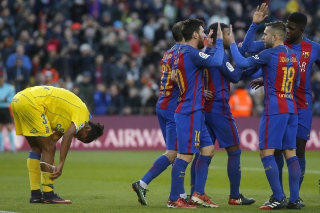 Video bàn thắng Barca 5-0 Las Palmas