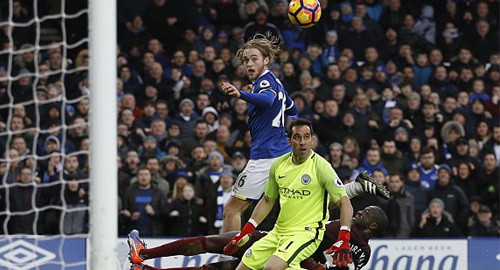 Video bàn thắng Everton 4-0 Man City