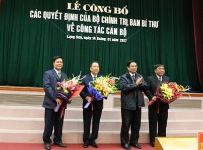 Công bố quyết định của Bộ Chính trị, Ban Bí thư về công tác cán bộ