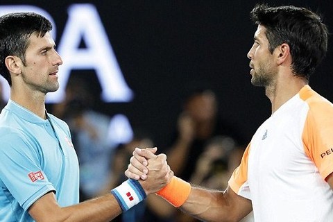 Australian Open: Fernando Verdasco 0-3 Novak Djokovic