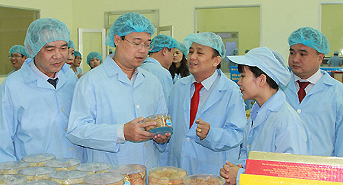 Đoàn Công tác Ban Thi đua khen thưởng TƯ thăm Nhà máy yến sào