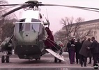 Obama lên trực thăng, rời nhà quốc hội