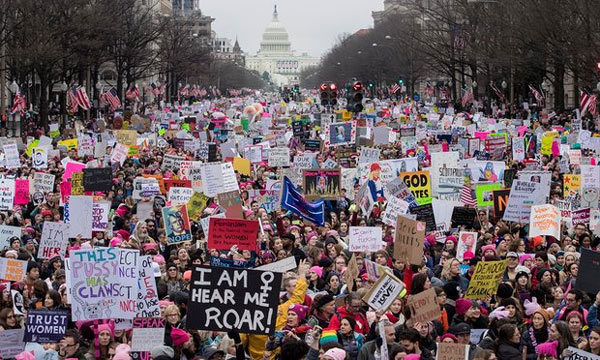 Hàng triệu người tuần hành phản đối Trump