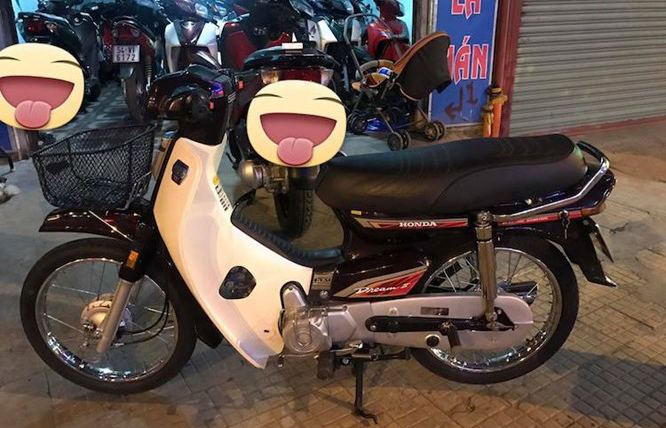 Thuốc độc Honda Dream II Thái chạy 99 km tại Việt Nam