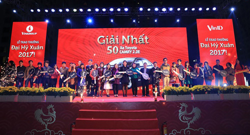 Đại Hỷ Xuân 2017: Vingroup trao thưởng gần 100 tỷ đồng