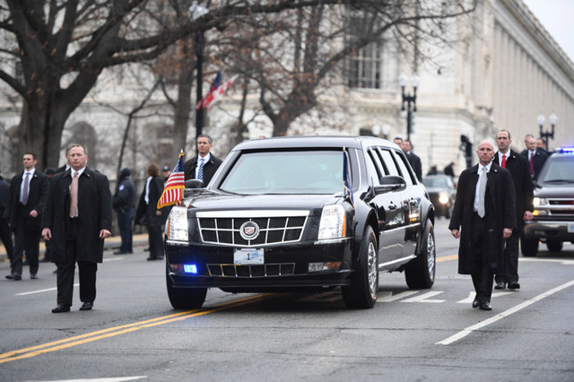 Xe bọc thép mới của ông Trump đang ở đâu?