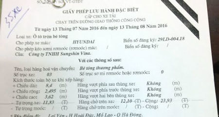 Công an Hà Nội lý giải xe quá tải vào đường cấm