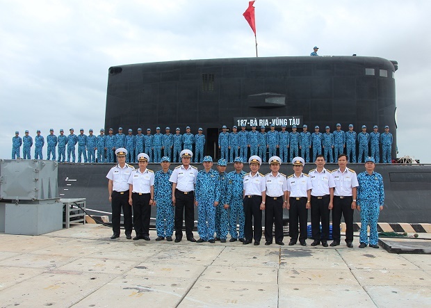 Cán bộ, thủy thủ Tàu ngầm Bà Rịa-Vũng Tàu nhận nhiệm vụ