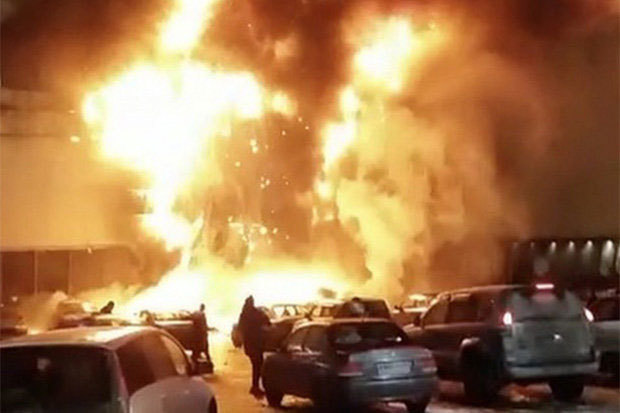 Cháy lớn tại trung tâm mua sắm Moscow