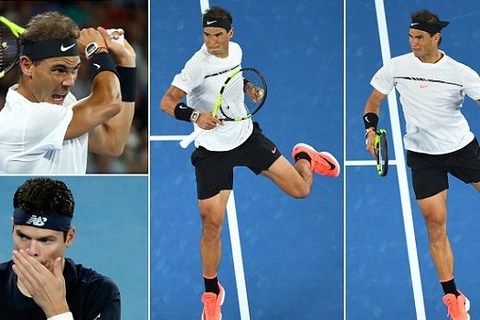 Rafael Nadal giành vé bán kết Úc mở rộng