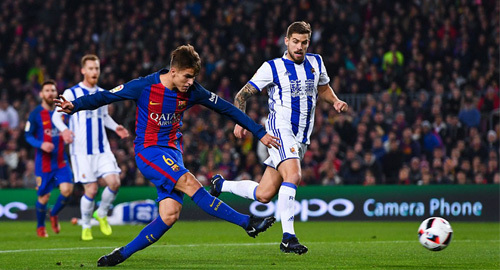 Suarez và Messi sáng rực, Barca hùng dũng vào bán kết Cúp Nhà Vua