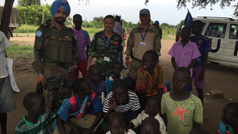 Tết đặc biệt của sĩ quan 'mũ nồi xanh' Việt Nam ở Nam Sudan
