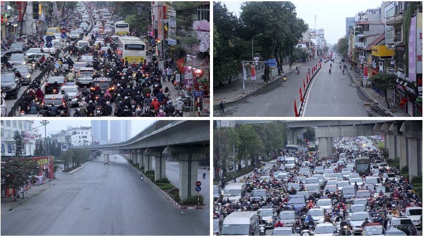 Hà Nội cực dễ thương mùng 1 Tết, khác xa ngày thường
