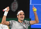 Giây phút vỡ òa của Federer sau khi hạ Nadal ở CK Úc mở rộng