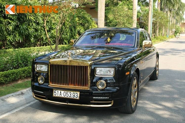 Điểm mặt “xế hộp” Rolls-Royce mạ vàng biển khủng tại VN
