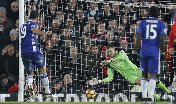 Diego Costa sút hỏng 11m, Chelsea hòa tiếc nuối Liverpool