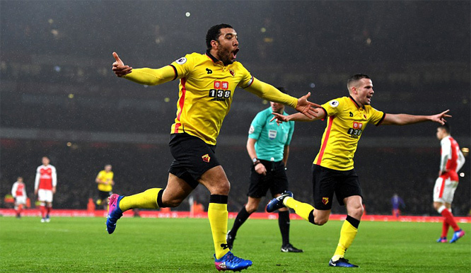 Video bàn thắng Arsenal 1-2 Watford