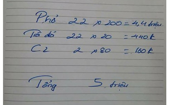 200 ngàn/bát phở: Thông tin chặt chém không chính xác