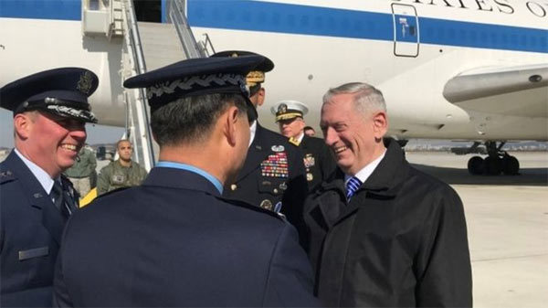 Tân Bộ trưởng Quốc phòng Mỹ thăm Hàn, Nhật