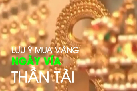 Mẹo khi mua vàng ngày vía thần tài