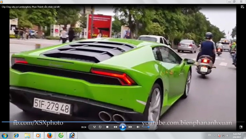Clip: Chạy Lamborghini, Phan Thành nhận cái kết ‘thê thảm’ của ‘ninja đường phố’
