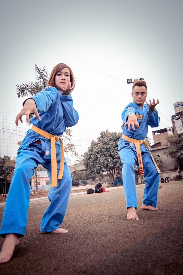 Mê mẩn bộ ảnh cưới đậm màu sắc Vovinam  Vovinam World Map