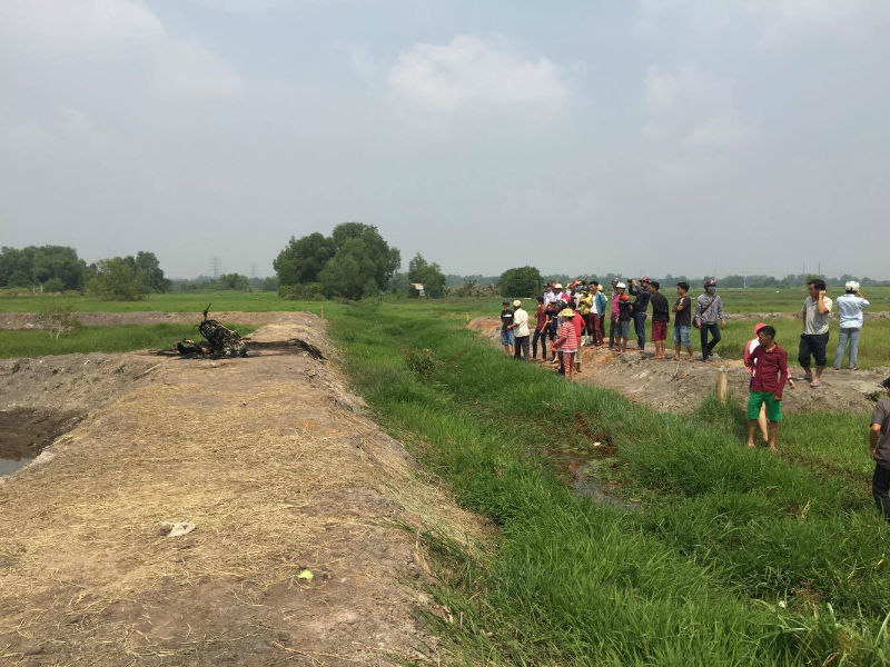 Sự thật vụ người đàn ông chết cháy cạnh xe gắn máy