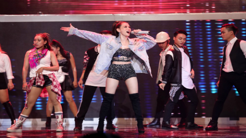 Tiết mục dự thi của đội Thu Thủy