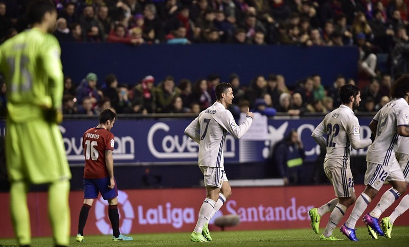 Ronaldo lập công, Real đòi lại ngôi đầu từ tay Barca