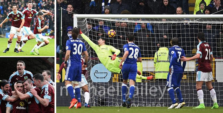 Video bàn thắng Burnley 1-1 Chelsea