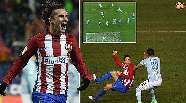 Torres lập siêu phẩm, Griezmann giải cứu Atletico