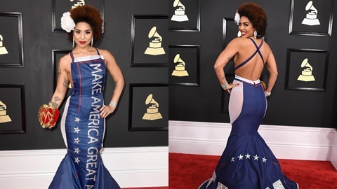 Chiếc váy gây tranh cãi nhất tại thảm đỏ Grammy