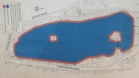 Hà Nội tính nạo vét bùn hồ Gươm