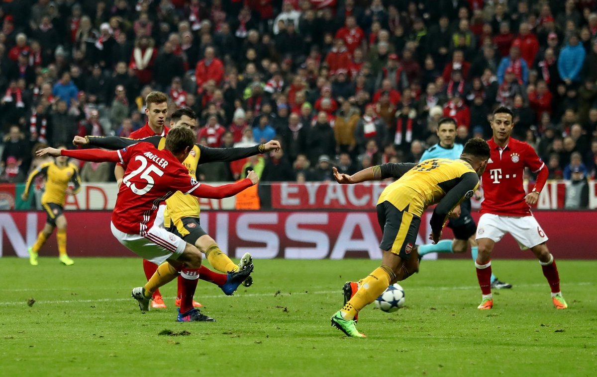 Thua thảm Bayern, Arsenal lập thêm kỷ lục buồn