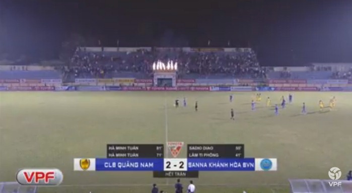 HIGHLIGHT QUẢNG NAM 2-2 SANNA KHÁNH HÒA