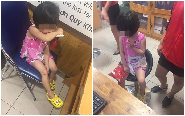 Bé gái bị mẹ đánh chửi thậm tệ trong siêu thị vì làm mất gói kẹo