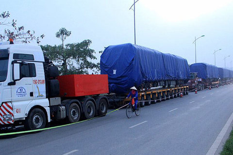 Tàu đường sắt Cát Linh - Hà Đông về đến Hà Nội đêm qua