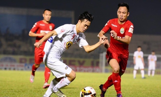 Video bàn thắng B.Bình Dương 0-1 HAGL