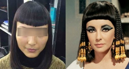 Chủ salon khoe kiểu tóc 