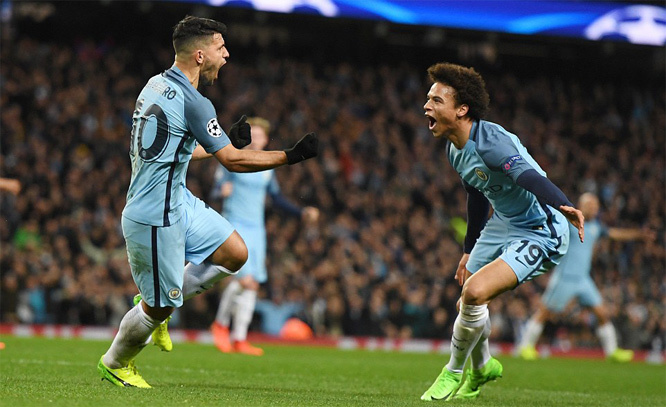 Man City đả bại Monaco sau màn rượt đuổi điên rồ