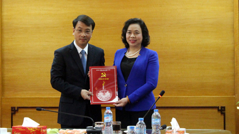 Hà Nội có Phó ban Tổ chức Thành ủy mới