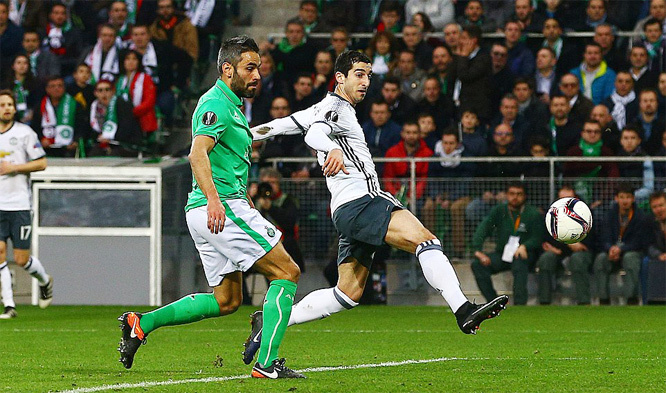 Video bàn thắng St Etienne 0-1 MU
