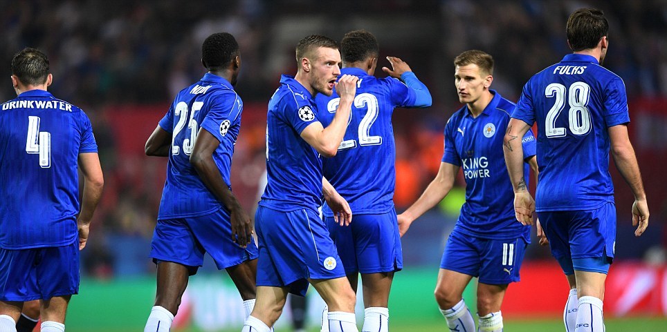 Vardy lập công, Leicester thua sát nút Sevilla