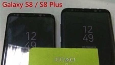 Lộ ảnh thực chụp Galaxy S8, S8 Plus đặt cạnh nhau