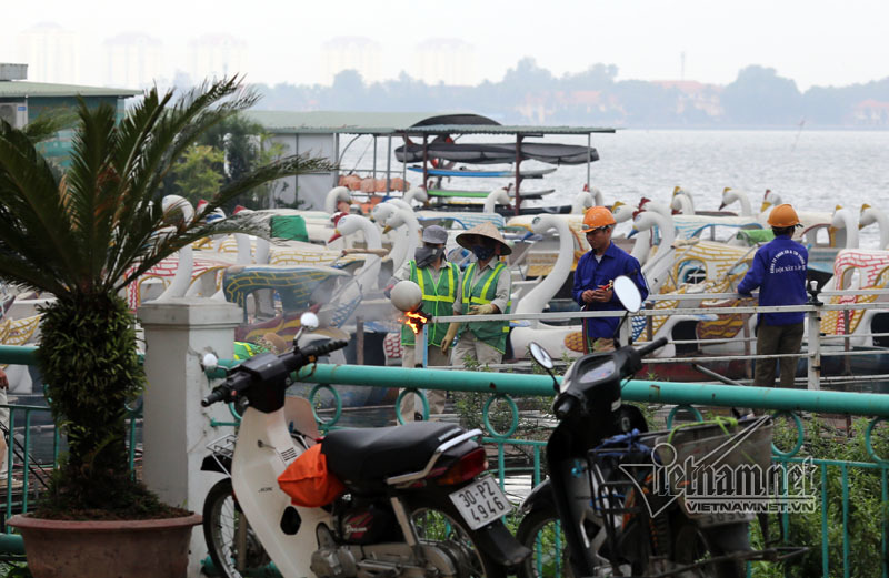 nhà nổi hồ Tây, cưỡng chế du thuyền hồ Tây, du thuyền hồ Tây, hồ Tây