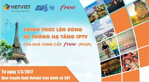 Netviet – VTC10 chính thức lên sóng Free TV của Pháp