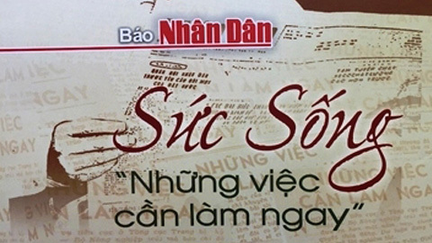 Ra mắt cuốn Sức sống 'Những việc cần làm ngay'