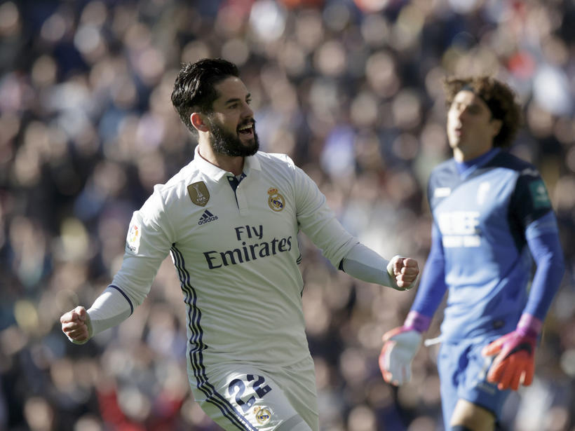 Xem dấu ấn của Isco mùa giải 2016-17: