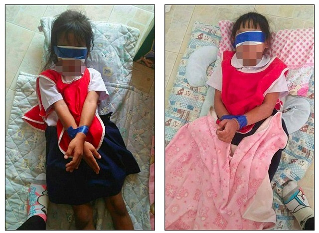 Thái Lan: Phẫn nộ nhà trường ủng hộ cô giáo bịt mắt, trói tay bé 5 tuổi